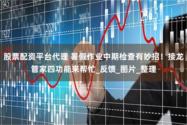 股票配资平台代理 暑假作业中期检查有妙招！接龙管家四功能来帮忙_反馈_图片_整理